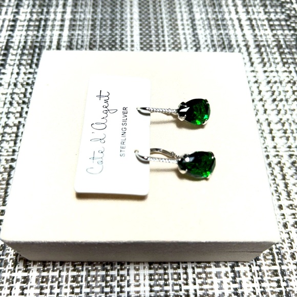 Cote d’ Argert BRAND NEW Silver toned hoop earrings ✨✨✨ - Picture 4 of 6